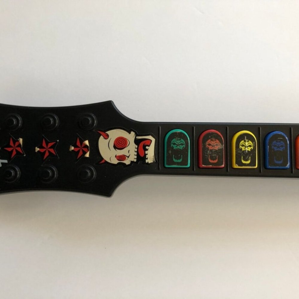 Xbox 360 Guitar Hero Gibson Les Paul Guitar Controller Bundle 6 Games RockBand, - Picture 5 of 9
